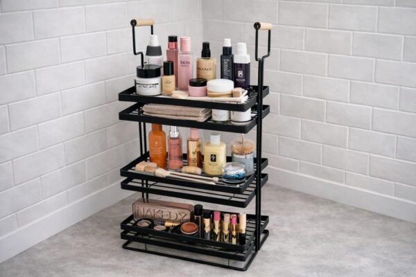 Multipurpose Metal Organizer with Wooden Handle 3 Layer (Discount on Quantity) - with Cash on Delivery