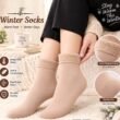 Ladies Winter Socks - Warm Fleece Lined Ankle Socks, 1 Pair