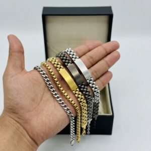 Personalized Name Bracelet for Men in Pakistan