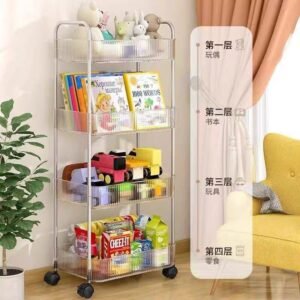 Acrylic Storage Trolley