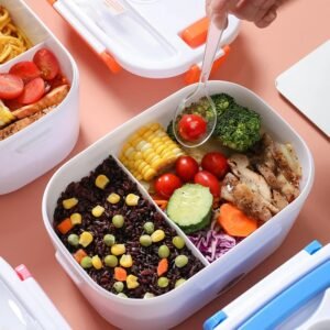 Latest Electric Lunch Box Compact Electric Heating Food Container for Office Lunch Box