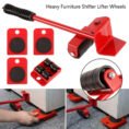 Latest Furniture Moving Tool Heavy Object Mover Furniture Transport Lifter Furniture Slides 4 Wheeled Mover Roller1 Whee