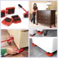 Latest Furniture Moving Tool Heavy Object Mover Furniture Transport Lifter Furniture Slides 4 Wheeled Mover Roller1 Whee