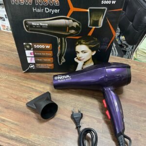 Latest Nova 5000W Deluxe Quality Hair Dryer with Hot & Cold Option