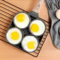 Non Stick Four Portion Frying Pan - with Cash on Delivery