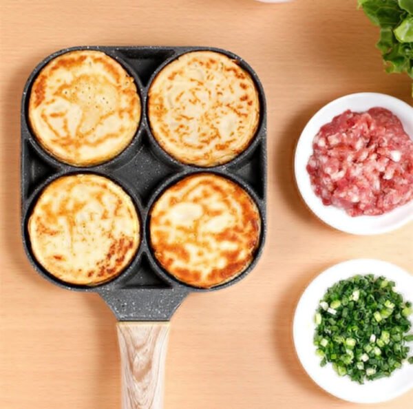 Non Stick Four Portion Frying Pan - with Cash on Delivery