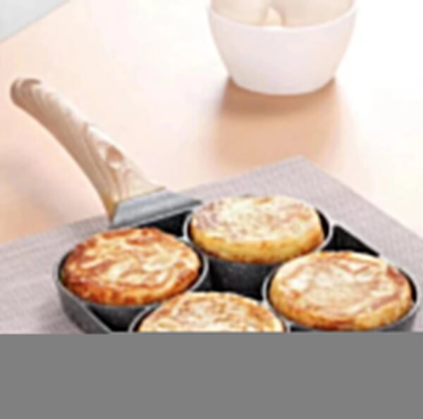 Non Stick Four Portion Frying Pan - with Cash on Delivery