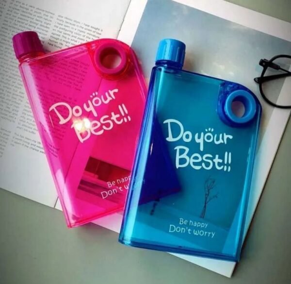 Note book water bottle - Durable Design