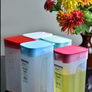 Oil jug / 1.2 Litre Oil Jug - Liquid Jug - Milk Jug - Liquid Container Random Color - Airtight Jug - for Home Use