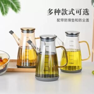 Oil jug glass 700ml - with Cash on Delivery