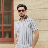 Old Money Stripe Printed Polo Top For Mens Boys - Online in Pakistan