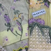 Embroidered Lawn 3-Piece Unstitched Suit for Women - Lemon Yellow Floral - view 6