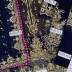 Embroidered Chiffon 3-Piece Unstitched Suit for Women - Festive Party Wear - view 3