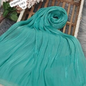 Organza Silk Scarf – Elegant Lightweight Hijab Scarf 30x70 Inch