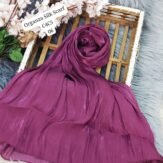 Organza Silk Scarf – Elegant Lightweight Hijab Scarf 30x70 Inch