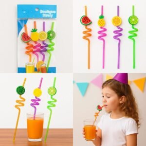 Pack of 4pieces fancy straw - Best Price in Pakistan