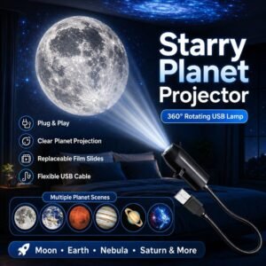 Planet Galaxy Projector With (6 LENS) - for Home Use