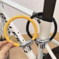 Compact Bicycle Lock Anti Theft Bike Chain Road Security Steel Ring Folding
