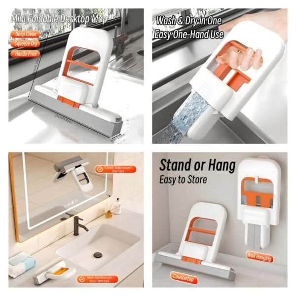 Compact Hand Free Small Mop Box Packing