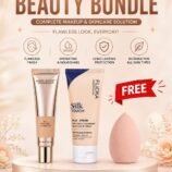 Premium Beauty Deal – Foundation, Moisturizer Primer & Blender Puff Set