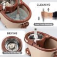 Deluxe 360 Spin Mop with Wheels