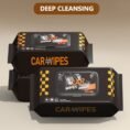 Deluxe Car Interior Cleaning Wipes Quick Easy Interior Care for a Spotless Ride
