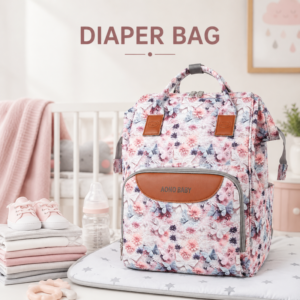 Deluxe Floral Diaper Backpack