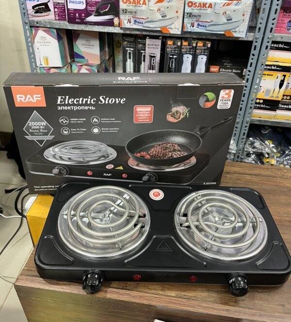 Deluxe Quality Rechargeable Double Stove