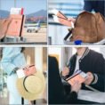 PU Leather Passport Holder and Travel Wallet Multi Card Organizer with Cash Pocket for Men Women - for Home Use