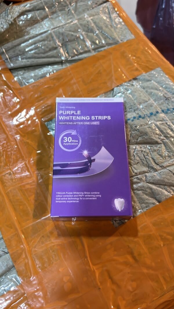 Purple Whitening Strips for Teeth, Whitening Strips - Durable Design