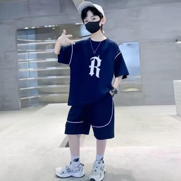 R Printed Baggy Style Track Suit For Kids - with Cash on Delivery