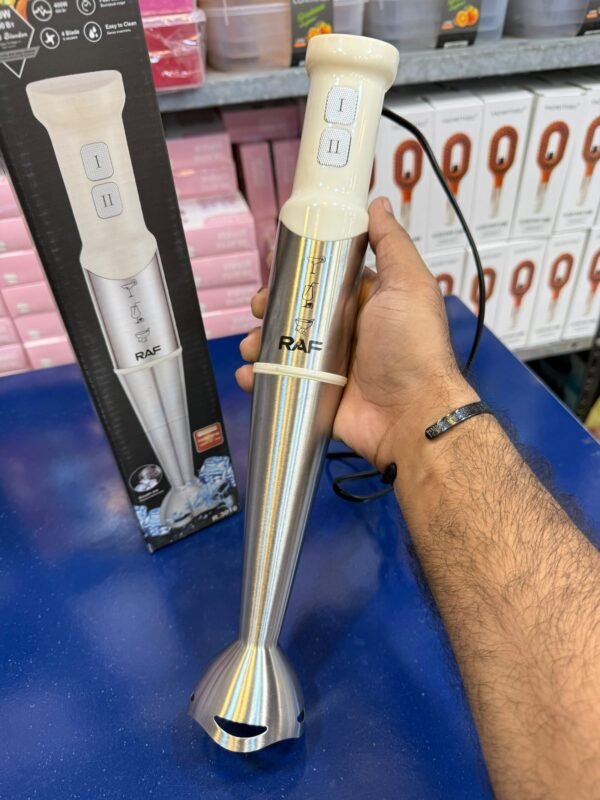 2 Blades Steel Hand Blender with 4 Blades - for Home Use