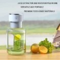 Rechargeable Cordless Barrel Juicer Capacity : 1600ml - High Quality