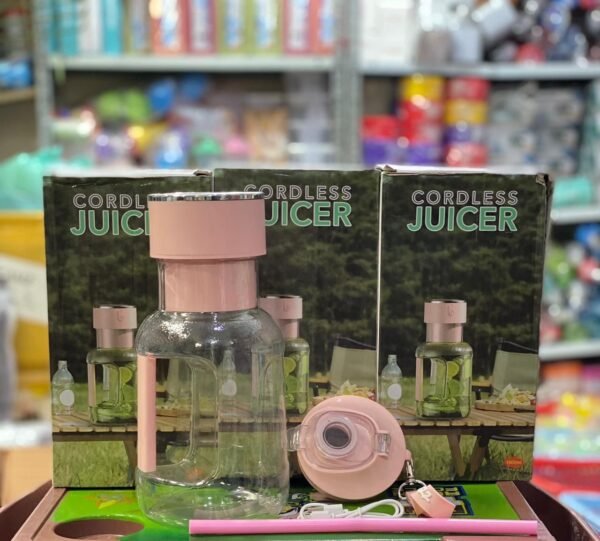 Rechargeable Cordless Barrel Juicer Capacity : 1600ml - High Quality