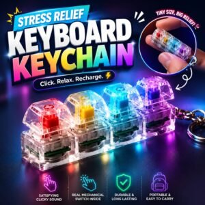 RGB Keyboard Keychain - High Quality