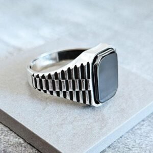 Stainless Steel Turkish Ring – Elegant Fashion Ring for Women