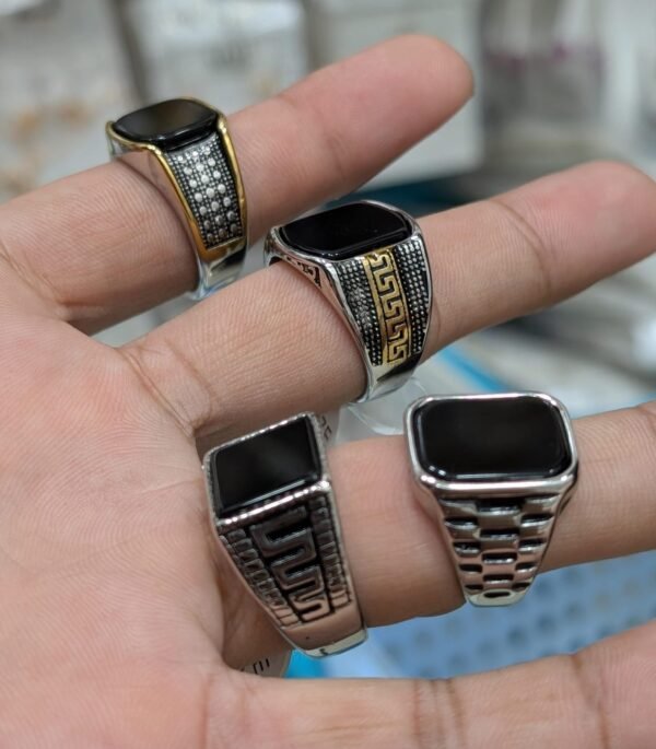 ring-4 Stainless Steel Turkish Ring – Elegant Fashion Ring for Women
