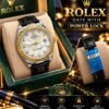 Rolex-style Datejust premium gents watch, front view