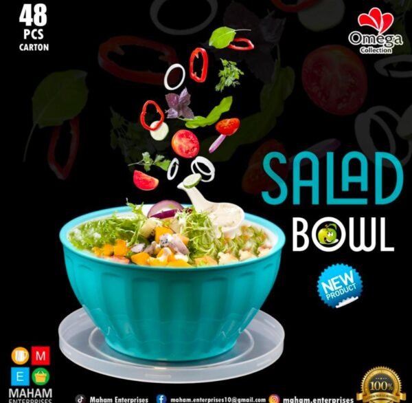 Salad bowl with cap - for Home Use