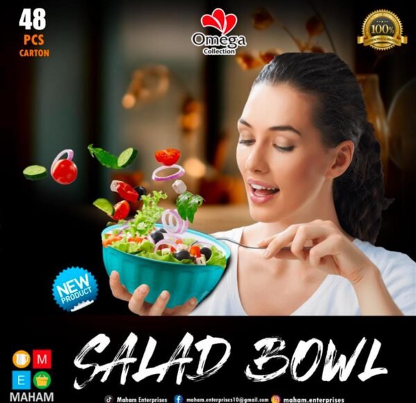 Salad bowl with cap - for Home Use