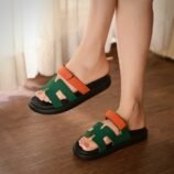 Crocodile Textured Sandals – Premium Elegant Design for Everyday Wear