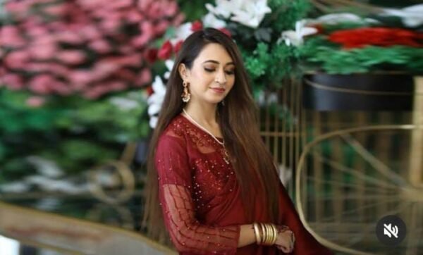 Ready to Wear Saree – Heavy Sequence Embroidered with Pearls Attached Blouse