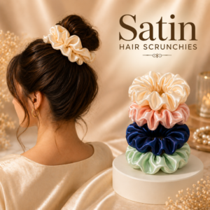 Scrunchies pack of 4 b OW - Best Price in Pakistan