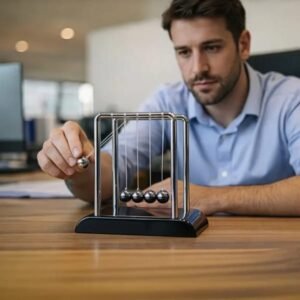 Sealive Newton's Cradle Large Heavy Duty Steel Balls - High Quality