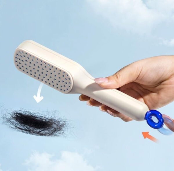 Self Cleaning Hair Comb - for Home Use
