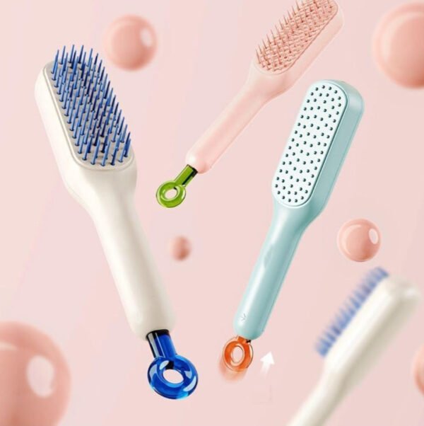 Self Cleaning Hair Comb - for Home Use