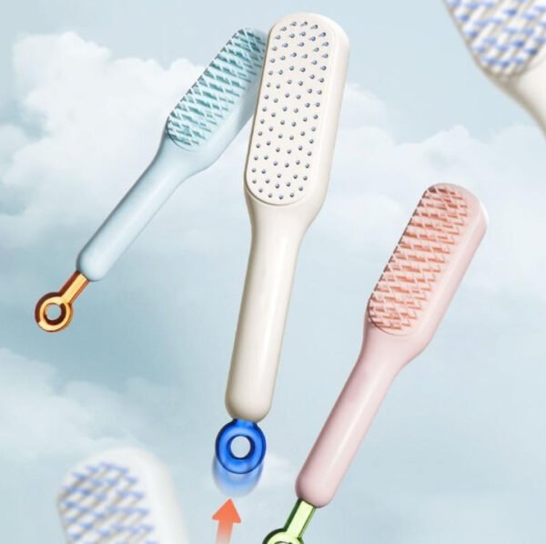 Self Cleaning Hair Comb - for Home Use