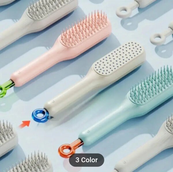 Self Cleaning Hair Comb - for Home Use