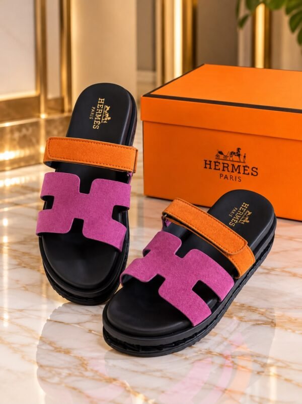 Crocodile-Textured Strap Sandals