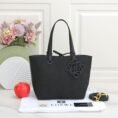 Patterned Tote Bag with Charm - view 3